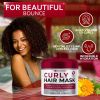 Curly Hair Mask Deep Conditioning Curl Enhancing Split End Repair for Women and Men Strengthening Treatment Cream and Moisturizer Products for Dry Dam