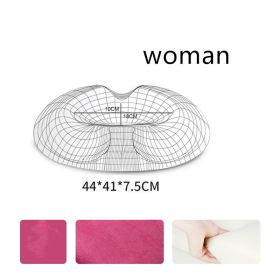 Seat Cushion Pillow for Office Memory Foam (option: Rose Red-Crystal-Woman)