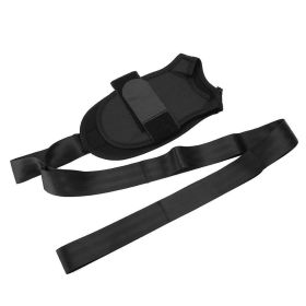 Yoga Ligament Stretching Belt Foot Drop Stroke Hemiplegia Rehabilitation Strap Leg Training Foot Ankle Joint Correction Braces (option: Black 2-1pc)