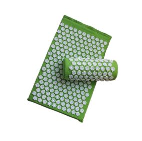 Acupuncture Yoga Cushion Massage Cushion and Pillow (option: Fruit Green-Lotus)