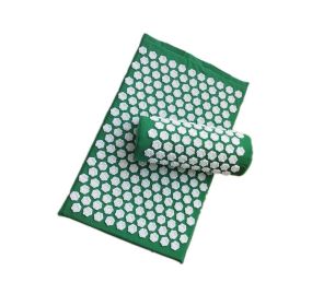 Acupuncture Yoga Cushion Massage Cushion and Pillow (option: Grass Green-Lotus)