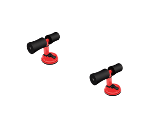 Sit Up Bar Trainer (option: Red black 2pcs)