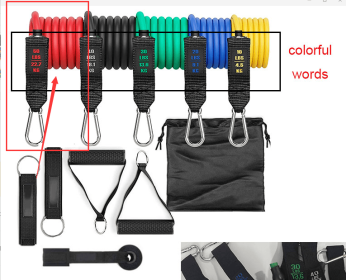 Fitness Rally Elastic Rope Resistance Band (option: 50LBS)