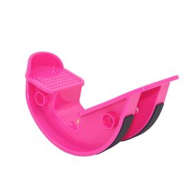 Foot Stretcher Rocker Calf Ankle Stretch Board For Achilles Tendonitis Muscle Massage Fitness Pedal Stretcher Plant Yoga (option: Rose red 4 pcs)
