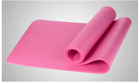 Eco-friendly NBR Yoga Mat (option: Pink-183x61)