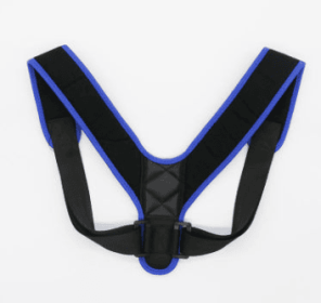 Medical Clavicle Posture Corrector Lower Back Correction Strap (option: Blue-S)
