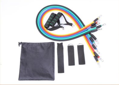 Pull Rope Elastic Rope Strength Training Set (option: Green-11pc set)