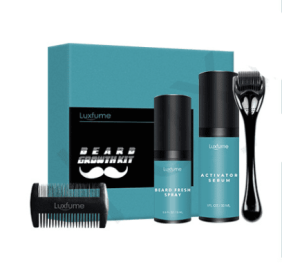 Beard Growth Liquid Beard Care Set (option: New packaging)