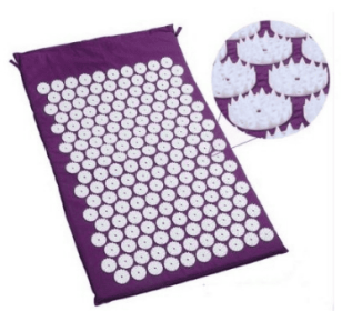 Acupuncture Yoga Cushion Massage Cushion and Pillow (option: Purple2-No pillow)