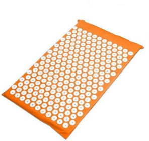 Acupuncture Yoga Cushion Massage Cushion and Pillow (option: Orange-No pillow)