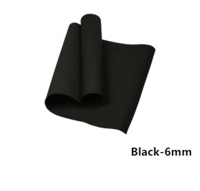 Super Soft  EVA Fitness Composite Mat Yoga Mat 4mm 6mm (option: Black6mm)