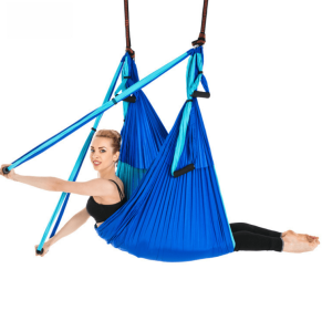 Anti Gravity Yoga Hammock (option: Double blue)