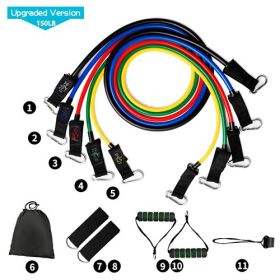 Pull Rope Elastic Rope Strength Training Set (option: Upgrade version-11pcs)