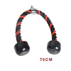 Pull Rope Down Pressure Comprehensive Training Device Pull Rope Fitness Equipment Material (option: Color biceps muscle rope 70cm)